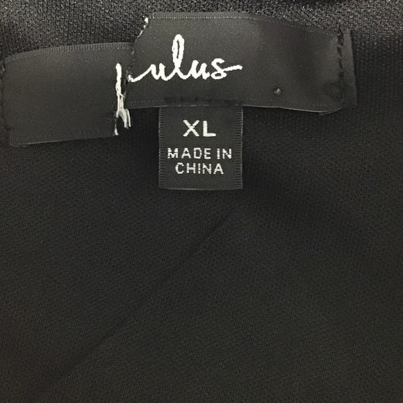 LULU'S XL Black Broadway Show Spaghetti Straps High-Low Maxi Dress - Picture 8 of 10